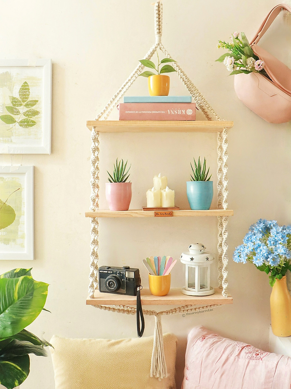 Boho 3 Layered Floating Shelf
